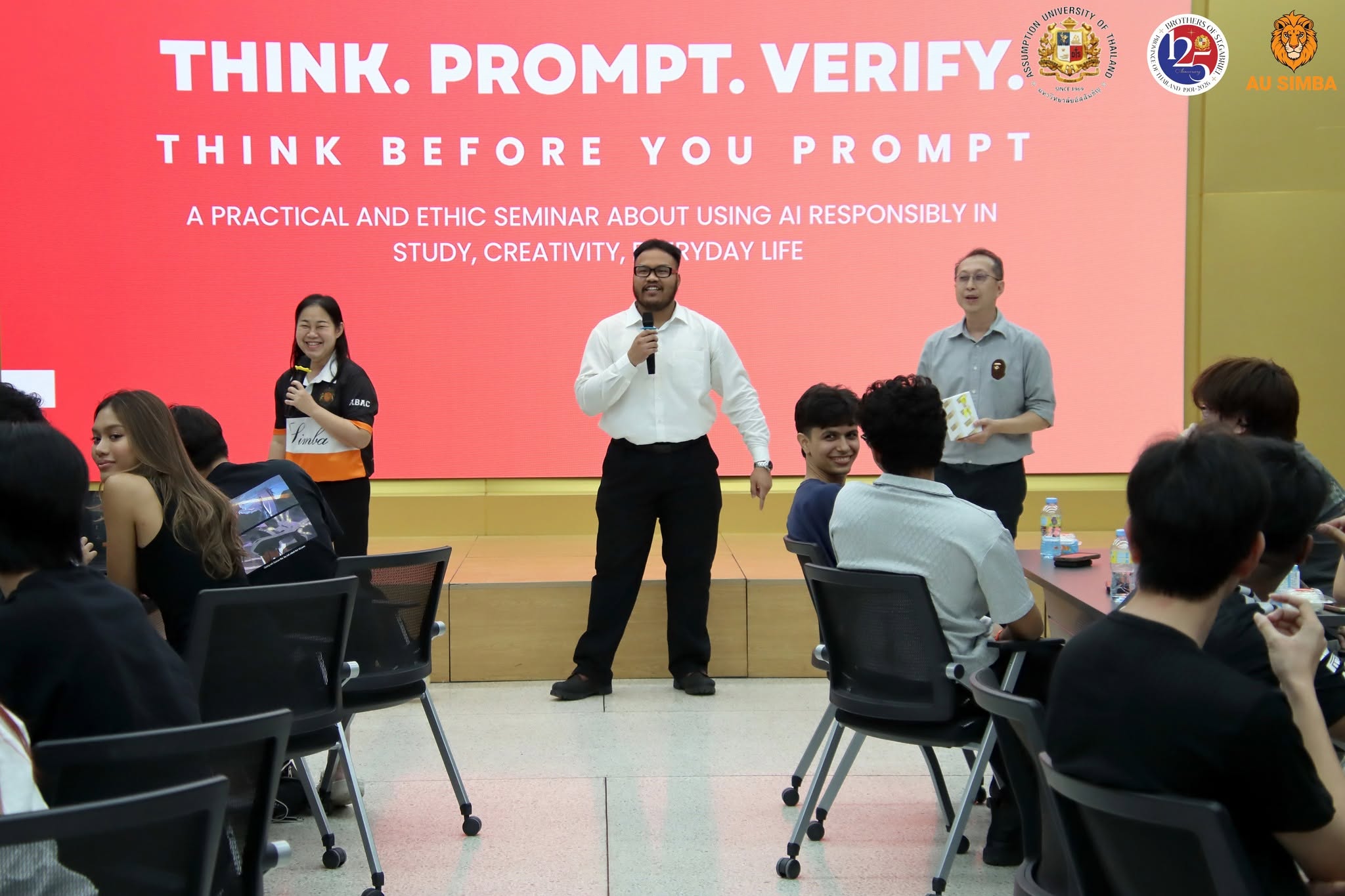 Photograph 3 accompanying: Think, Prompt, Verify - Reflections on the SIMBA Seminar