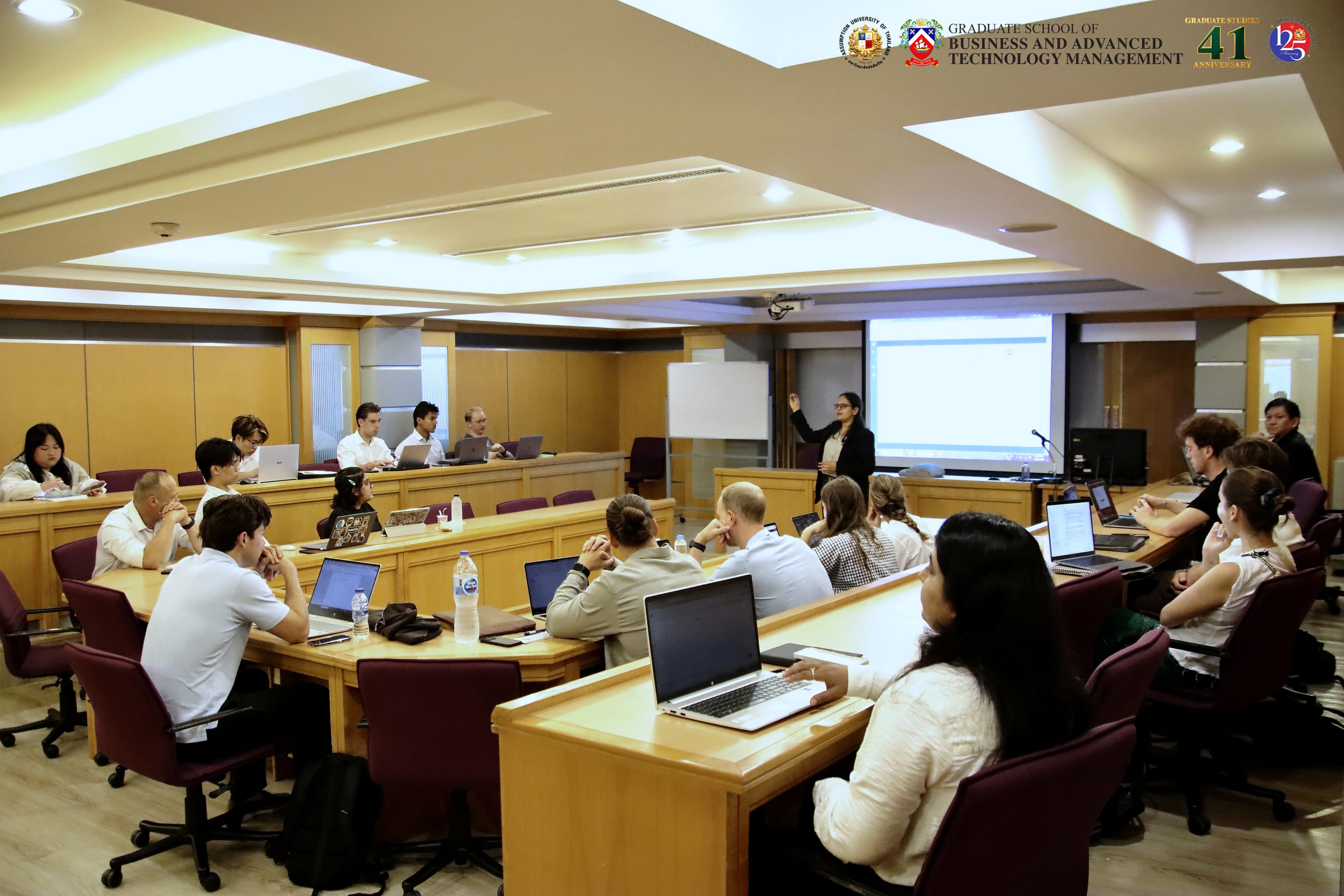 Photograph 2 accompanying: MBA Students Gain Global Insights into Leadership and Organizational Behavior from CHARUSAT Visiting Faculty