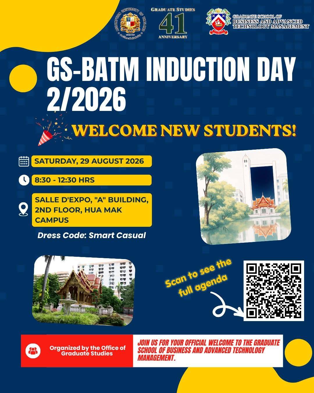 Photograph accompanying: Welcome to the Family ✨ GS-BATM Induction Day 2/2026 🎓🎉