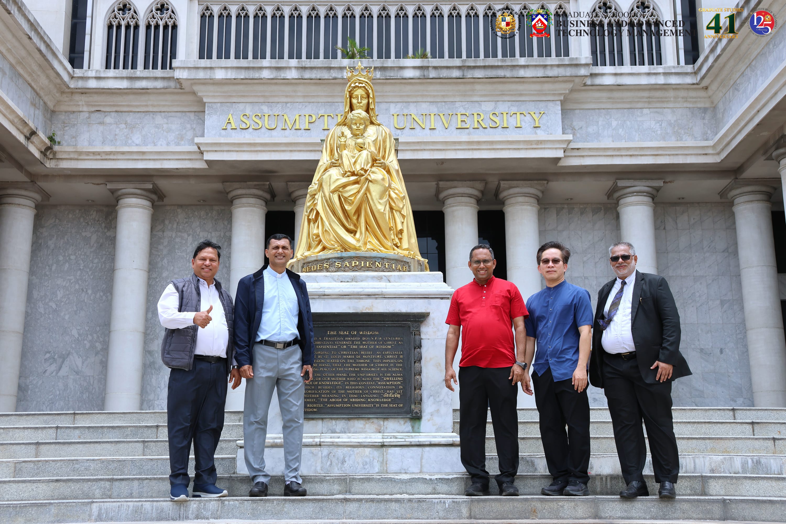 Photograph 2 accompanying: Assumption University Welcomes Delegation from the Diocese of Mangalore, India