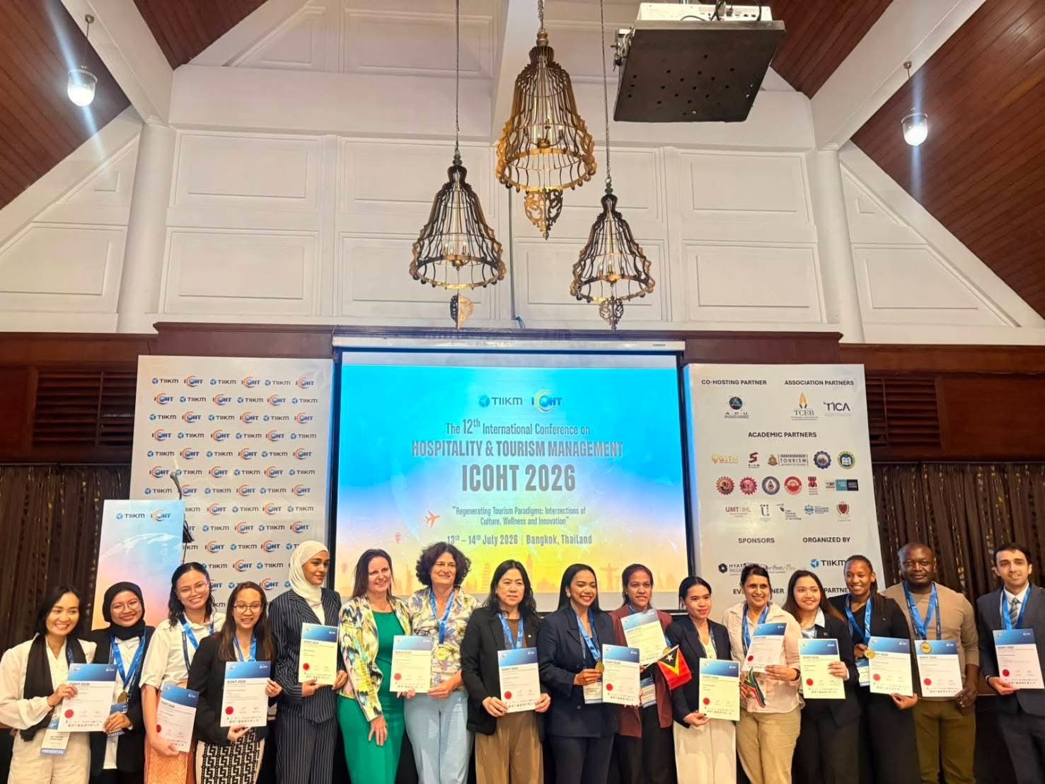Photograph accompanying: AU MBA-HTM Students Earn International Recognition at ICOHT 2026