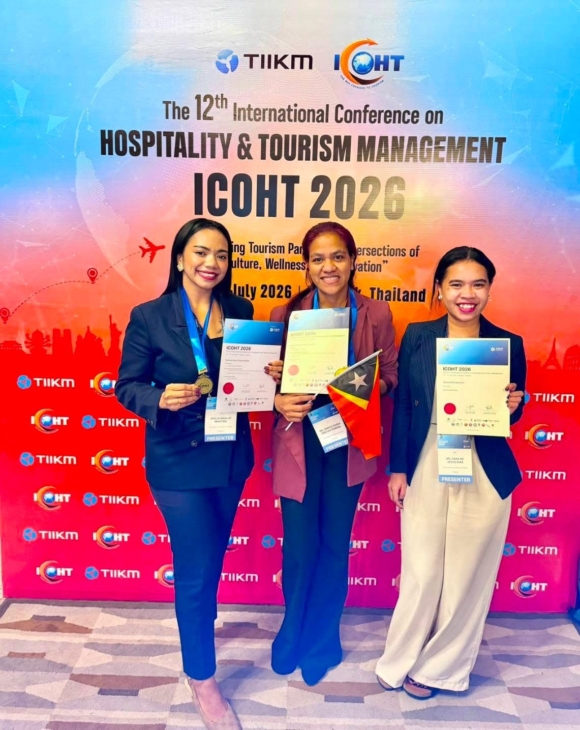 Photograph 2 accompanying: AU MBA-HTM Students Earn International Recognition at ICOHT 2026