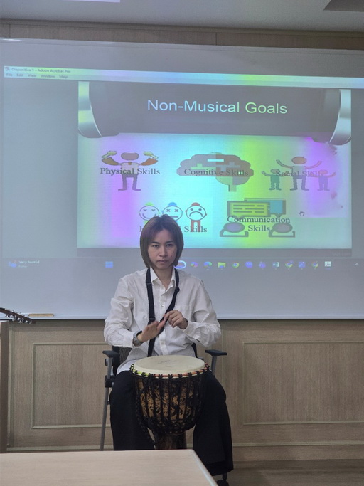 Photograph 6 accompanying: Beyond Words, AU Workshop Explores Music’s Therapeutic Role