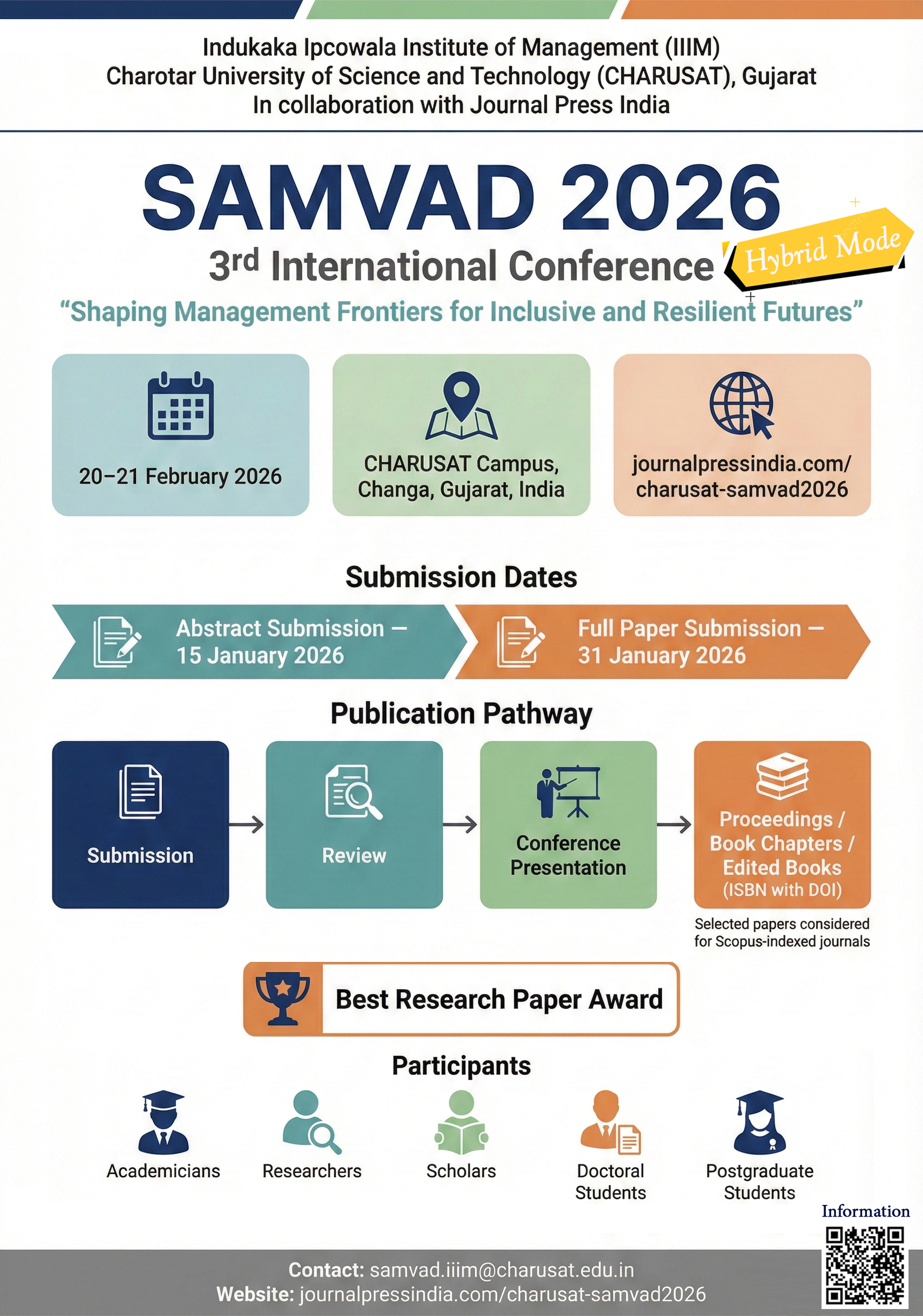 Photograph 2 accompanying: SAMVAD 2026 3rd Internatonal conference